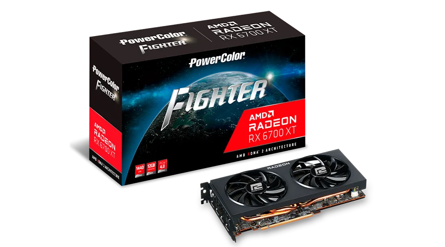 PowerColor Fighter AMD Radeon RX 6700 XT 12GB GDDR6
